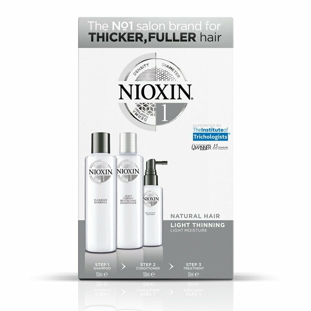 3614226795472 - Nioxin System 1 Shampoo, Conditioner & Treatment 3-Step Kit