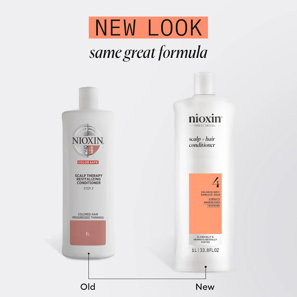 4064666902418 - Nioxin System 4 Scalp + Hair Shampoo & Conditioner 33.8 oz / Liter Duo | Colored / Dry / Damaged Hair