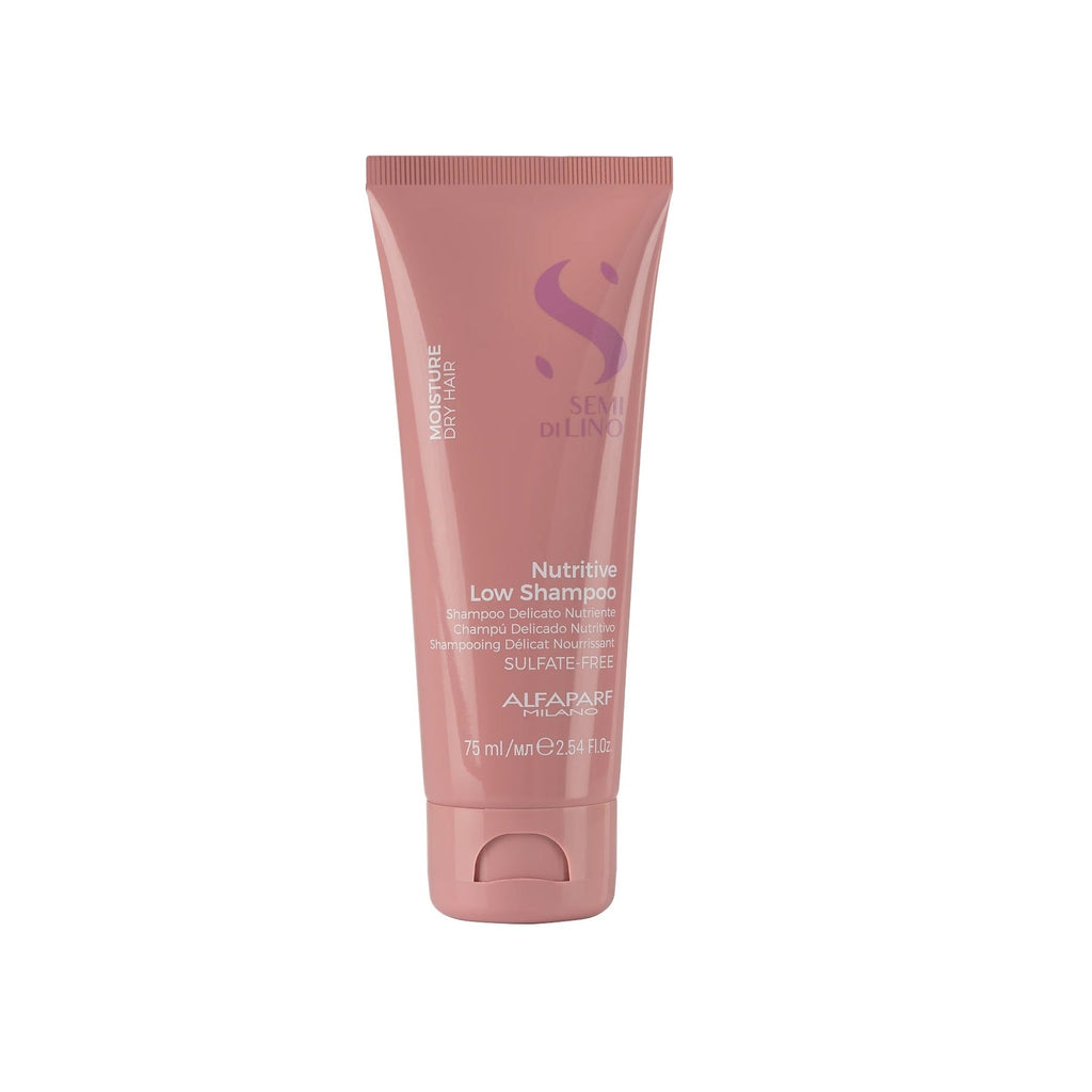 Alfaparf Semi Di Lino Moisture Nutritive Low Shampoo 75 ml / 2.45 oz | For Dry Hair - 8022297076751