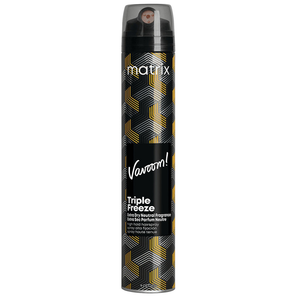 884486493231 - Matrix Vavoom Triple Freeze Hairspray Extra Dry Neutral Fragrance 9 oz / 255 g | High Hold