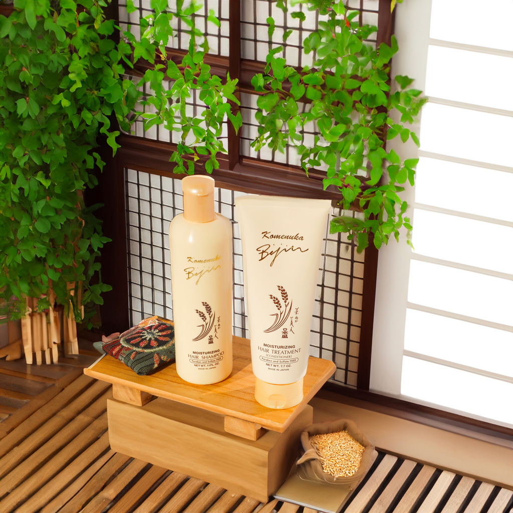 Komenuka Bijin Moisturizing Hair Shampoo 11 oz | Made In Japan - 4904070042426