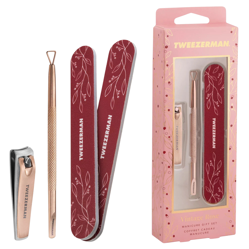 Tweezerman Manicure Gift Set - Vintage Rose | 4072-VRR