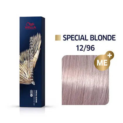 Wella Koleston Perfect Permanent Hair Color - 12/96 Special Blonde / Cendre Violet