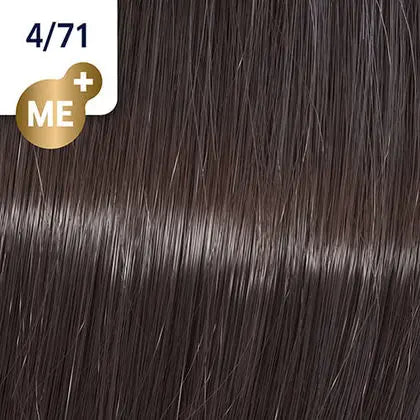 Wella Koleston Perfect Permanent Hair Color - 4/71 Medium Brown / Brown Ash