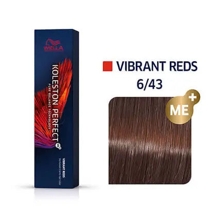 Wella Koleston Perfect Permanent Hair Color - 6/43 Dark Blonde / Red Gold