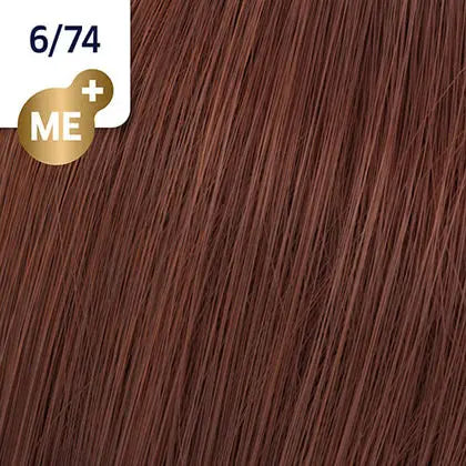 Wella Koleston Perfect Permanent Hair Color - 6/74 Dark Blonde / Brown Red