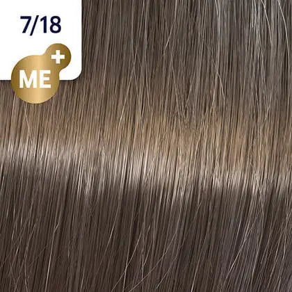 Wella Koleston Perfect Permanent Hair Color - 7/18 Medium Blonde / Ash Pearl