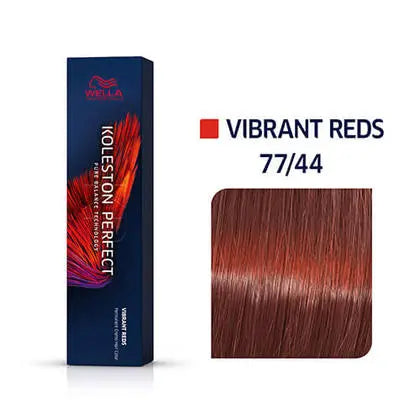 Wella Koleston Perfect Permanent Hair Color - 77/44 Intense Medium Blonde / Red Red