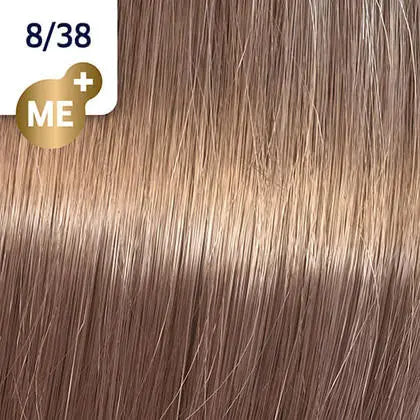 Wella Koleston Perfect Permanent Hair Color - 8/38 Light Blonde / Gold Pearl