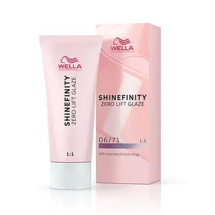 Wella Shinefinity Zero Lift Glaze Demi-Permanent Hair Color - 06/71 Dark Blonde Brown Ash