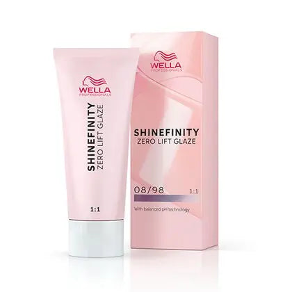 Wella Shinefinity Zero Lift Glaze Demi-Permanent Hair Color - 08/98 Light Blonde Cendre Pearl