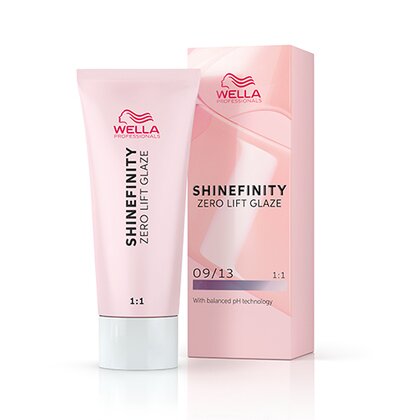 Wella Shinefinity Zero Lift Glaze Demi-Permanent Hair Color - 09/13 Very Light Blonde Ash Gold - 4064666049977