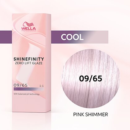 Wella Shinefinity Zero Lift Glaze Demi-Permanent Hair Color - 09/65 Very Light Blonde Violet Mahogany - 4064666050003