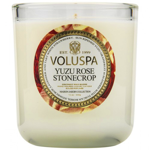 Voluspa Classic Maison Candle 12 oz / 340 g - Yuzu Rose Stonecrop