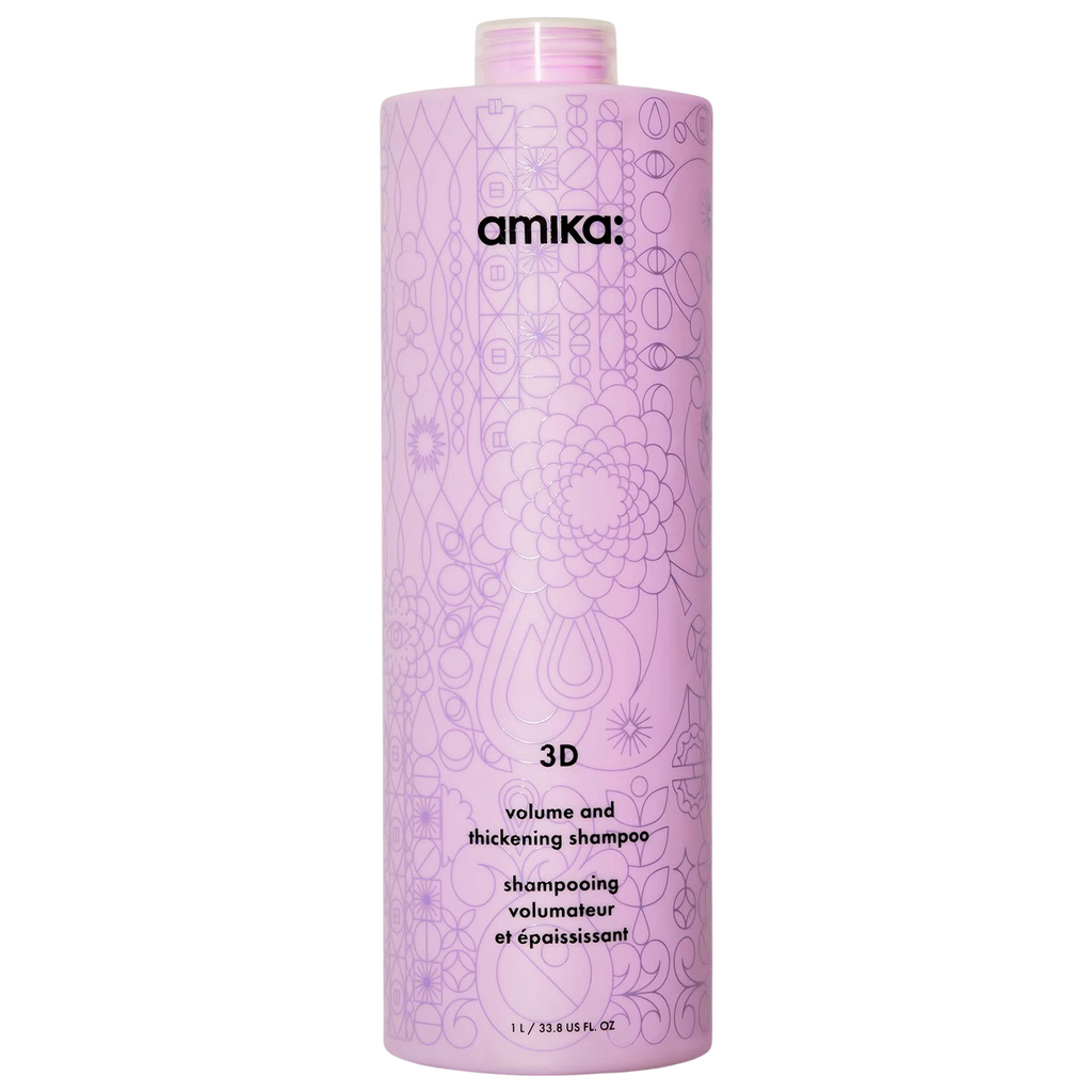 Amika 3D Volume and Thickening Shampoo Liter / 33.8 oz