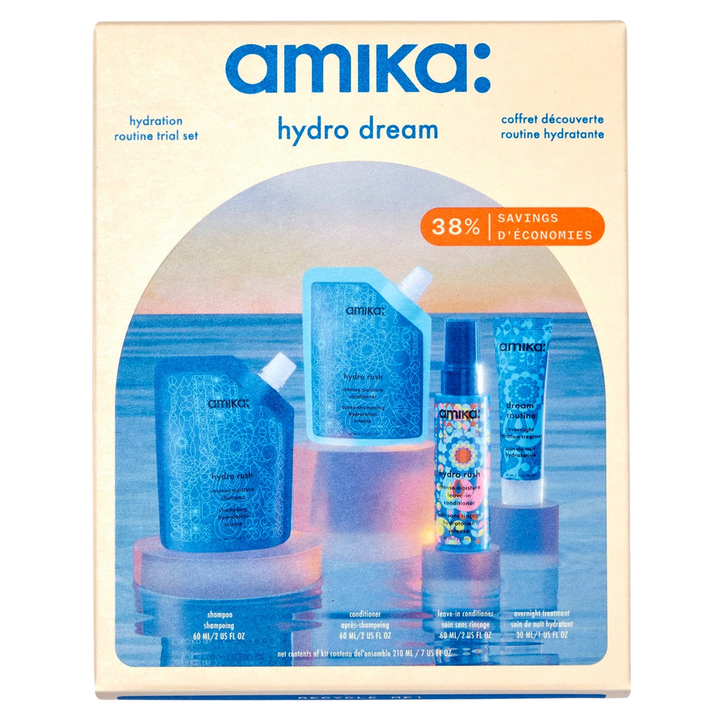 Amika Hydro Dream Hydration Routine Trial Travel Set