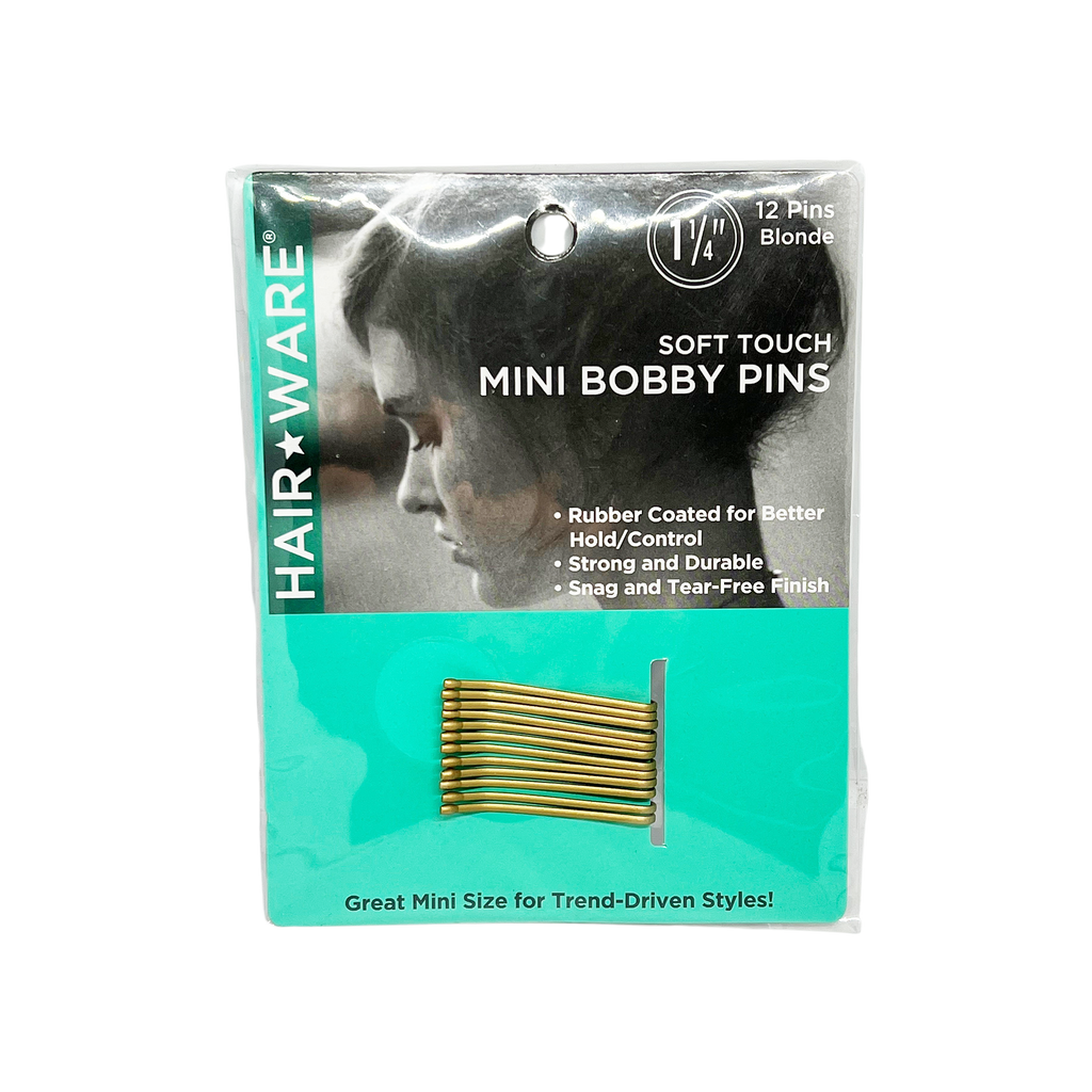 Spilo Soft Touch Mini Bobby Pins 1 1/4" Blonde - 722195506210