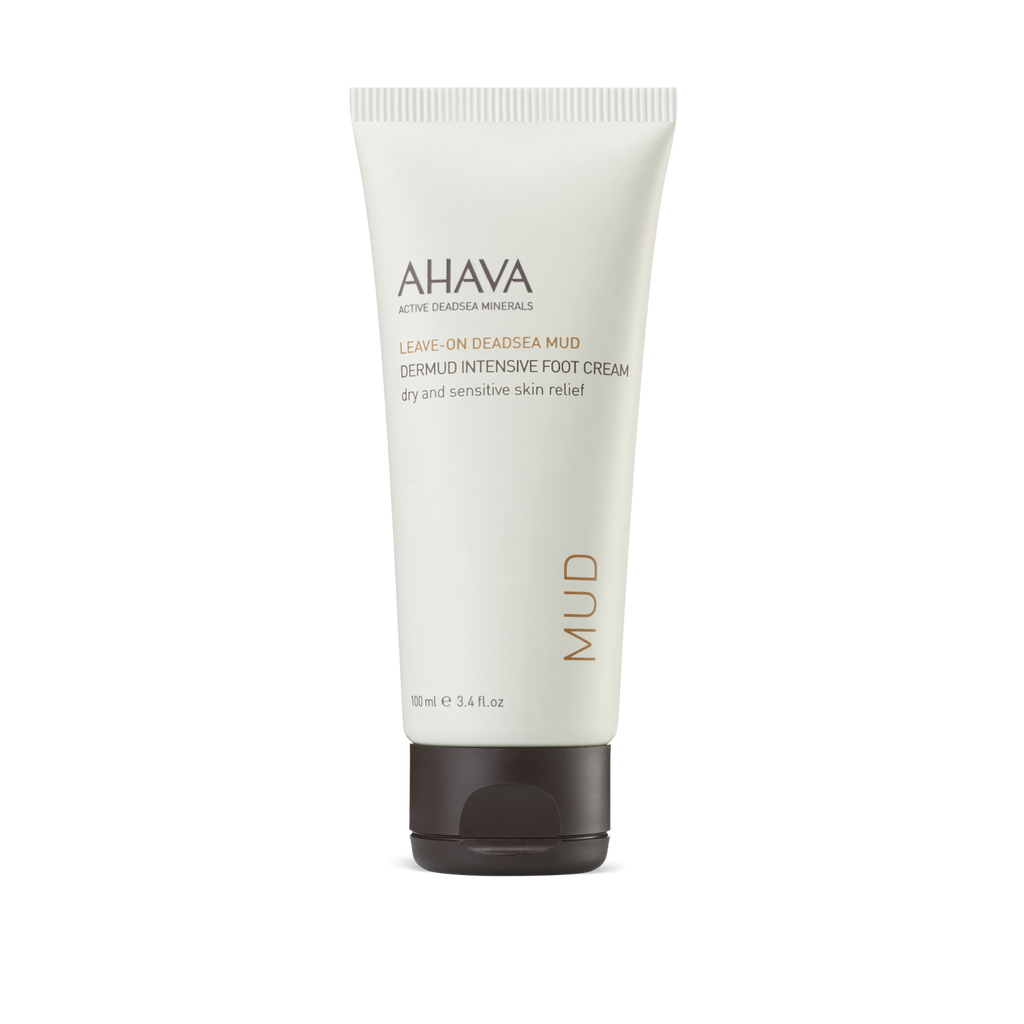 Ahava Dermud Intensive Foot Cream 100 ml / 3.4 oz | Leave-On Deadsea Mud - 697045150205