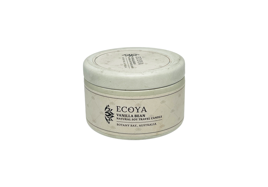 Ecoya Vanilla Bean Natural Soy Travel Candle - 9336022000720