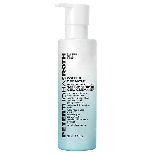 Peter Thomas Roth Water Drench Hyaluronic Cloud Makeup Removing Gel Cleanser 6.7 oz - 670367014240
