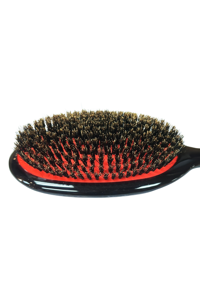 705320109647 - Elegant #964 PREMIUM Classic Cushion Boar Bristles Oval Hair Brush - Large (9") | Fine to Normal Hair