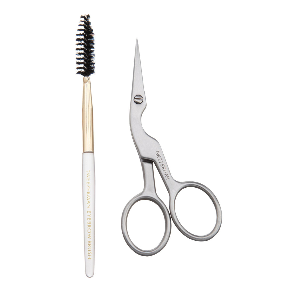 Tweezerman Brow Shaping Scissors & Brush | 2914-R