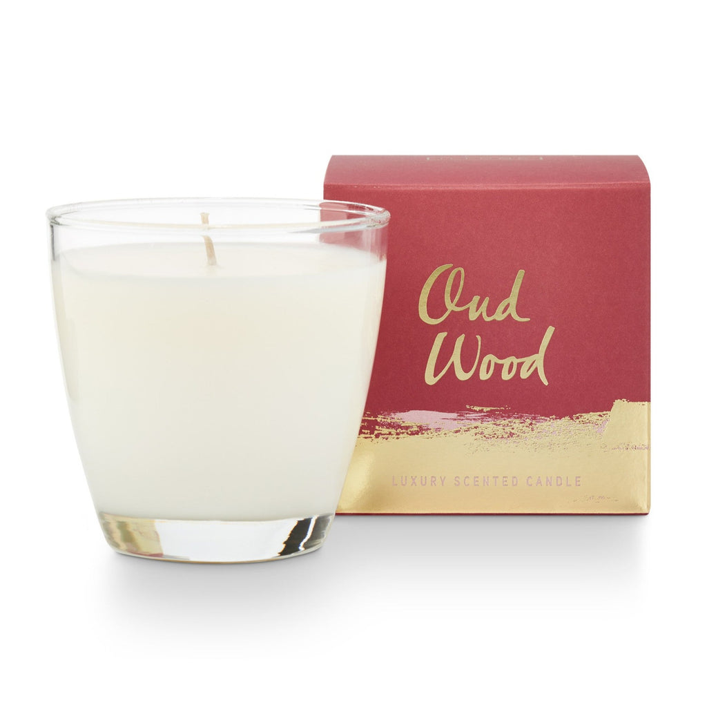 Illume Oud Wood Demi Boxed Luxury Scented Candle 4.7 oz - 644911973482