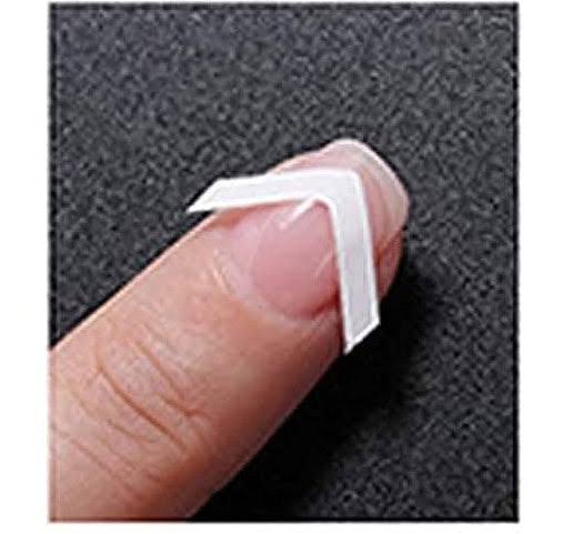 Orly French Manicure White Tip Guides Chevron Style