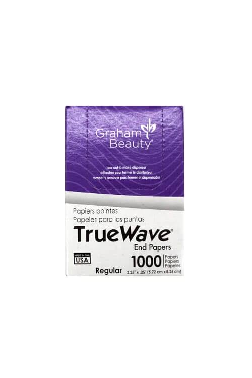 Graham Beauty TrueWave Perm End Papers 1000 Count - Regular (2.25" x 0.25")