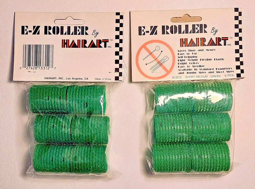 Hairart Short Green Roller 1 1/8"