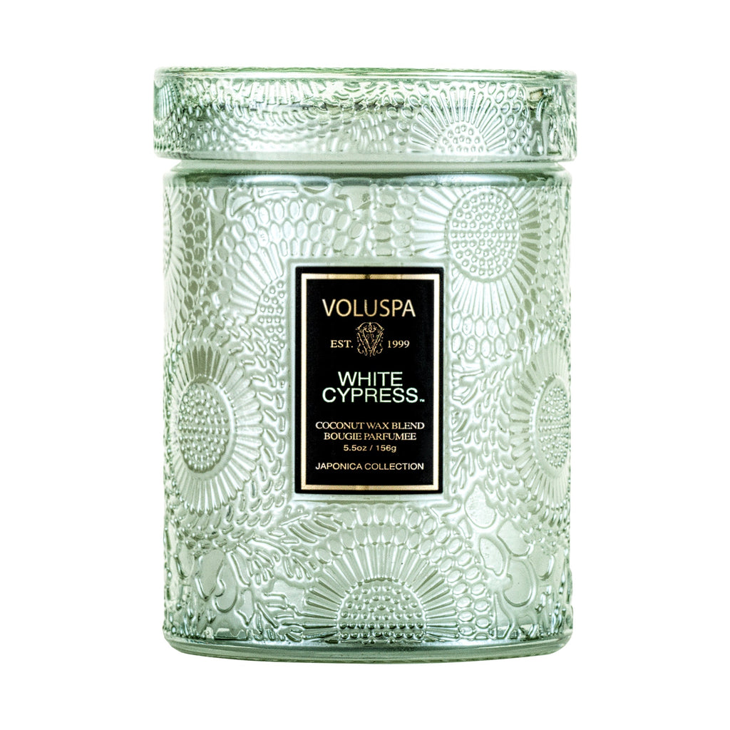 Voluspa Small Jar Candle 5.5 oz / 156 g - White Cypress