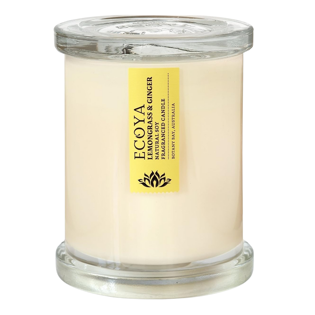 Ecoya Lemongrass & Ginger Natural Wax Fragranced Candle Jar