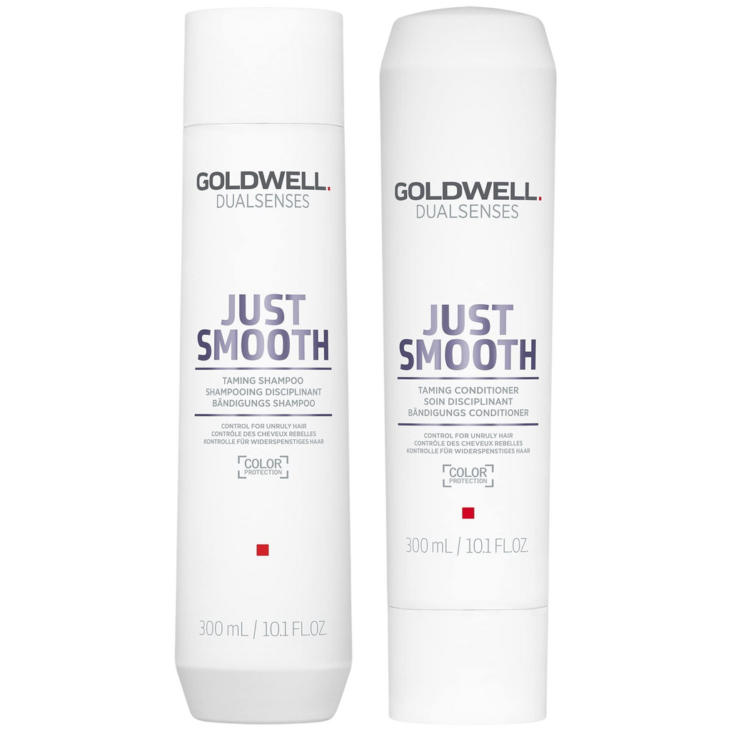 4050117277501 - Goldwell Dualsenses JUST SMOOTH Taming Shampoo & Conditioner Duo 10.1 oz / 300 ml