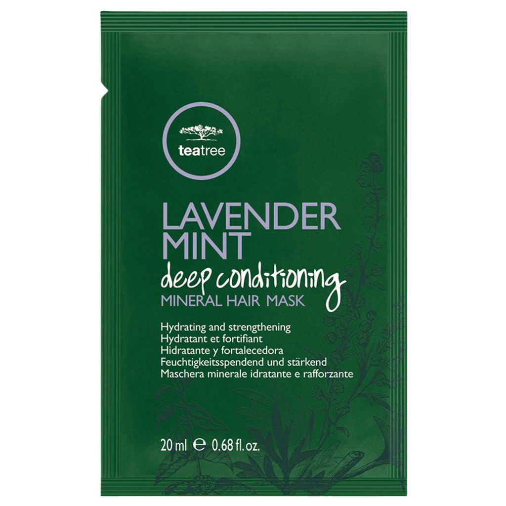 Paul Mitchell TEA TREE Lavender Mint Deep Conditioning Mineral Hair Mask 0.68 oz / 20 ml