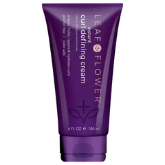 Front view of Leaf and Flower Instant Curl Defining Cream 6 oz tube against a clean background.