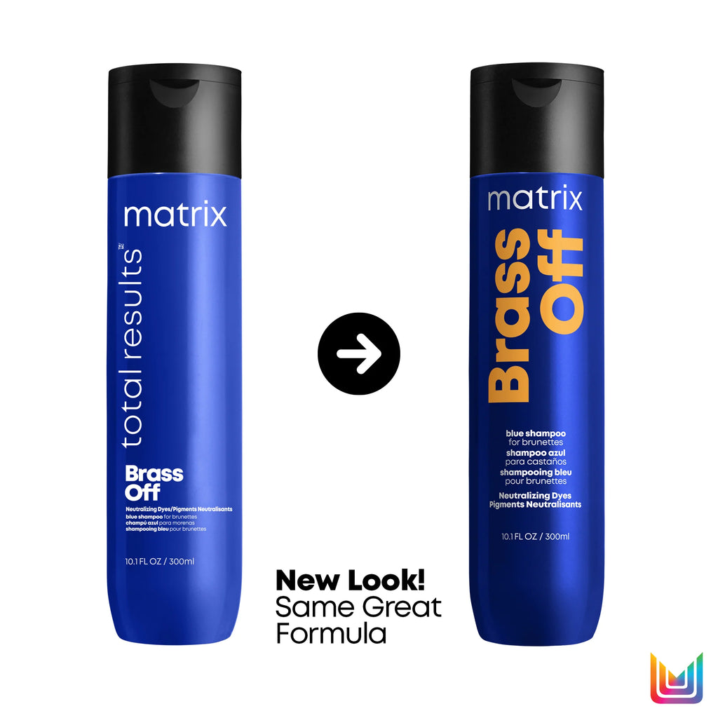 Matrix Brass Off Blue Shampoo 10.1 oz / 300 ml | For Brunettes