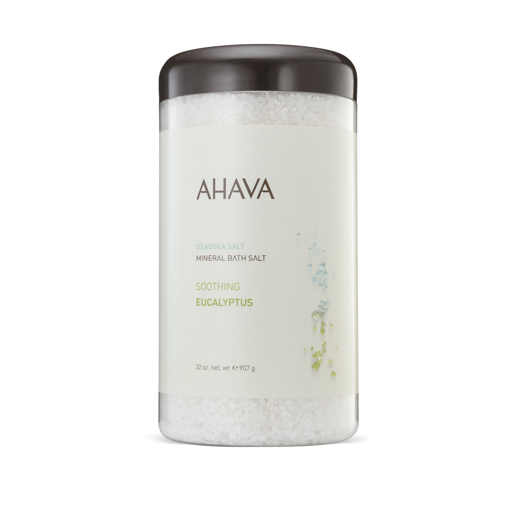 Ahava Mineral Bath Salt 32 oz | Deadsea Salt - Smoothing Eucalyptus - 697045150694