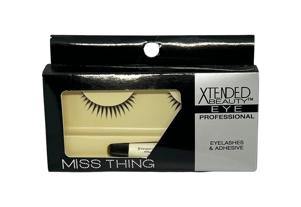 Xtended Beauty Eye Professional Eyelashes & Adhesive Miss Thing Strip Lashes - 636581105843