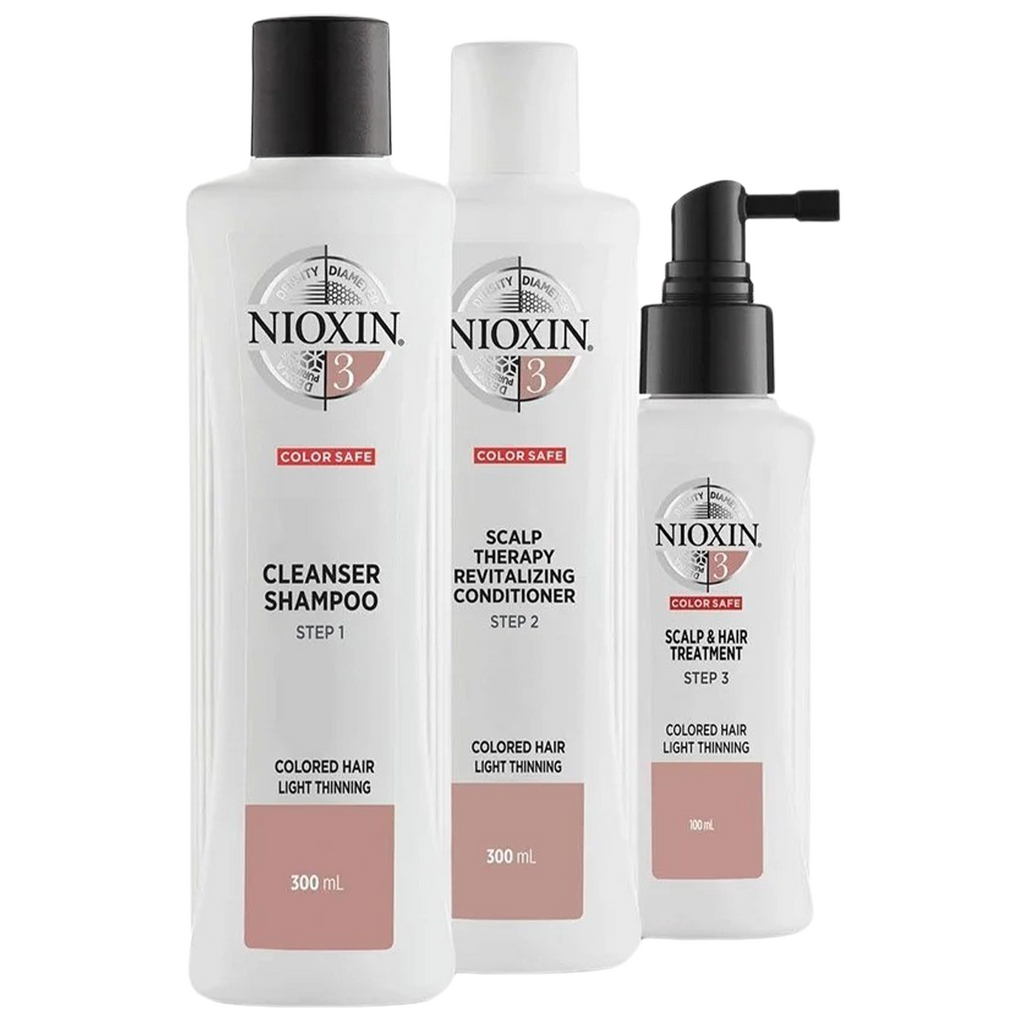 4064666305394 - Nioxin System 3 Shampoo, Conditioner & Treatment 3-Step Kit | Colored Hair / Light Thinning