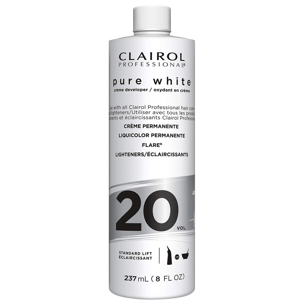 Clairol Professional Pure White Creme Developer 8 oz / 237 ml - 20 Volume