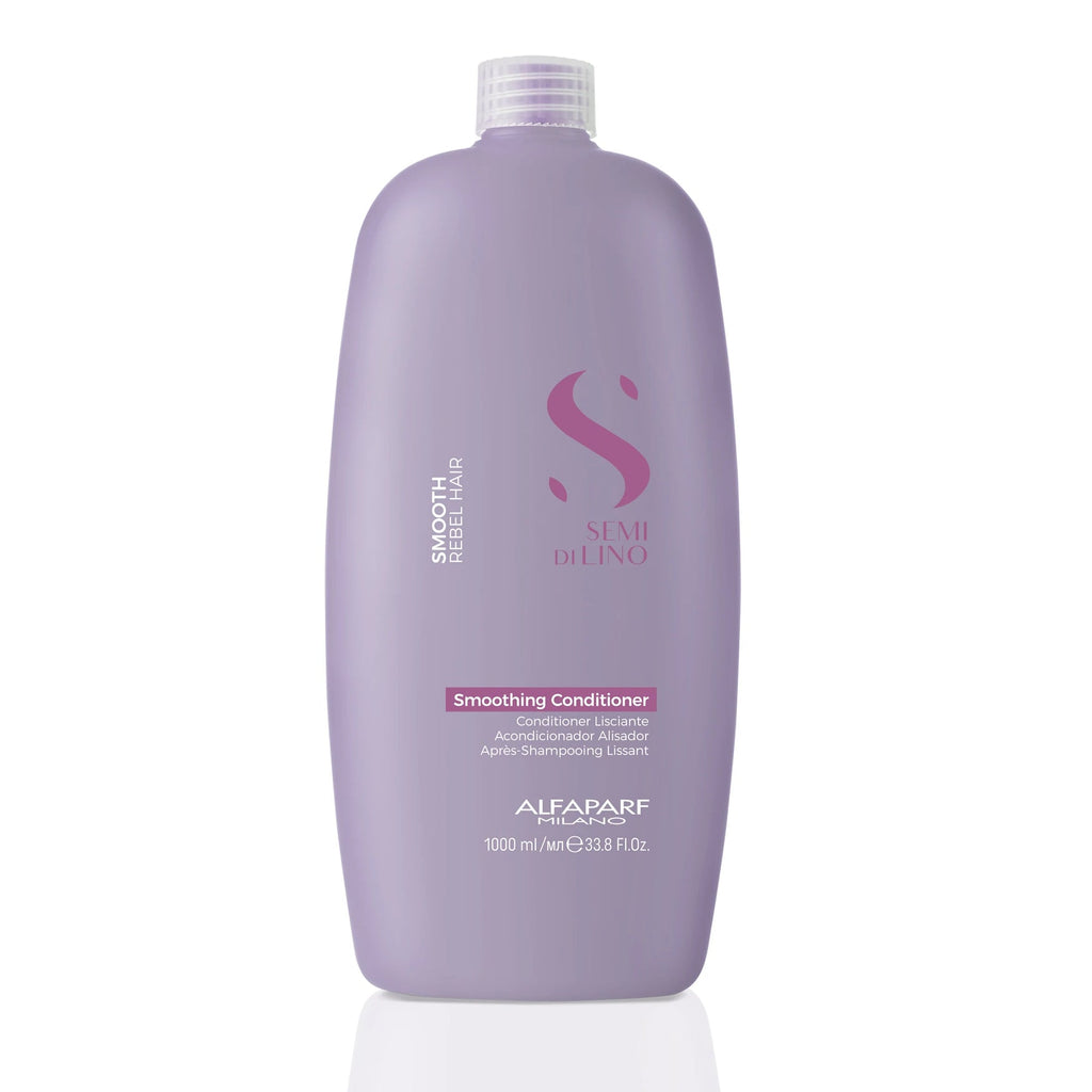 Alfaparf Semi Di Lino Smooth Smoothing Conditioner 1000 ml / 33.8 oz | For Rebel Hair - 8022297111223