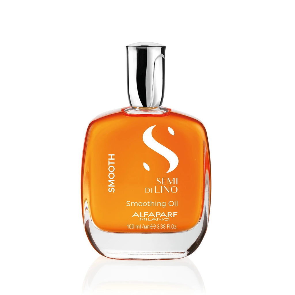 Alfaparf Semi Di Lino Smooth Smoothing Oil 100 ml / 3.38 oz | For Rebel Hair - 8022297111261