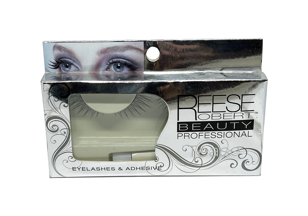 Reese Robert Beauty Professional Eyelashes & Adhesive Tease Strip Lashes - 636581107687