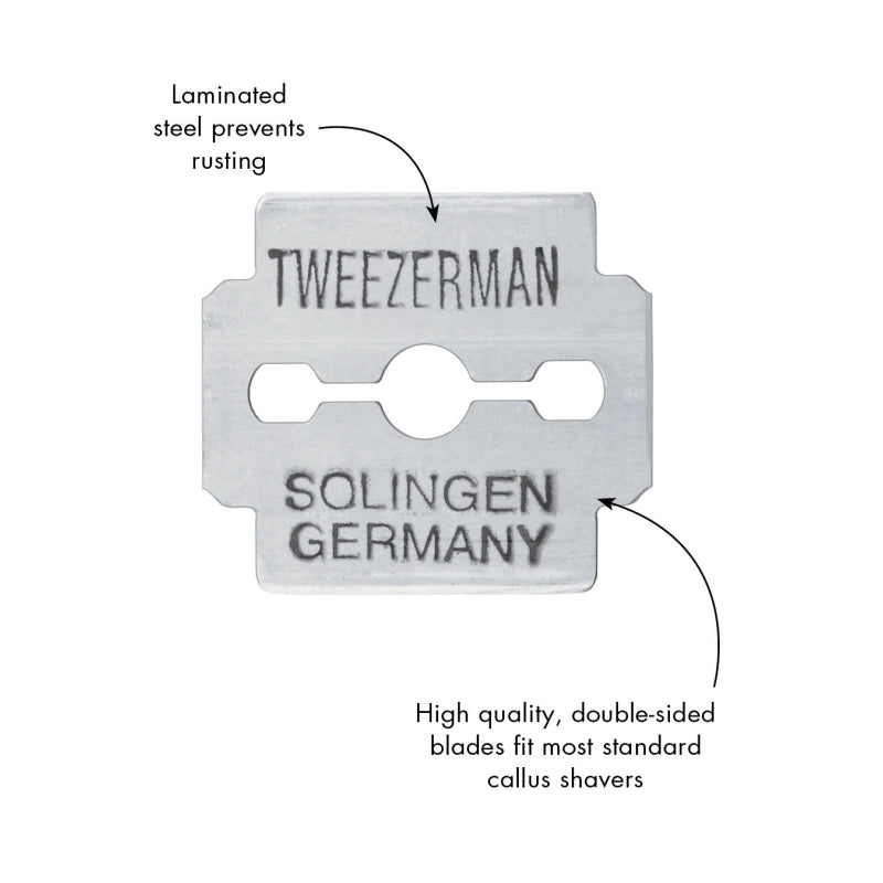 Tweezerman Callus Shaver Blades - 20 Pack | 5000-R