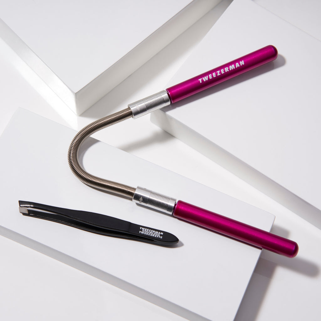 Tweezerman Smooth Finish Facial Hair Remover - Pink | 5090-R (Plus Free Tweezerette)