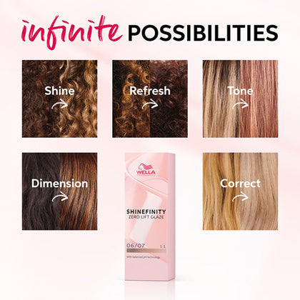 Wella Shinefinity Zero Lift Glaze Demi-Permanent Hair Color - 05/37 Light Brown Gold Brown - 4064666050133