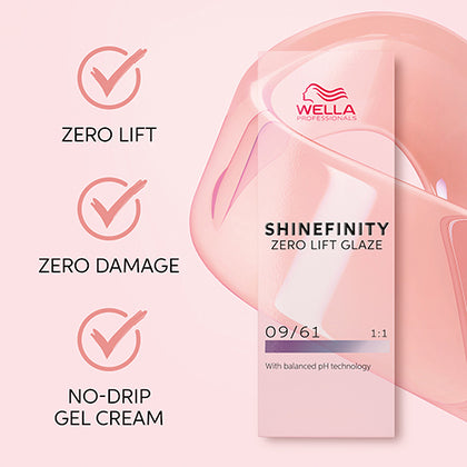 Wella Shinefinity Zero Lift Glaze Demi-Permanent Hair Color - 09/13 Very Light Blonde Ash Gold - 4064666049977