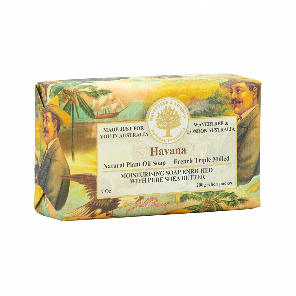 Wavertree & London Soap Bar 200 g / 7 oz - Havana - 9347774001026