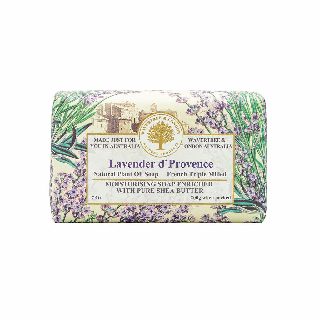 Wavertree & London Soap Bar 200 g / 7 oz - Lavender d'Provence - 9347774000081