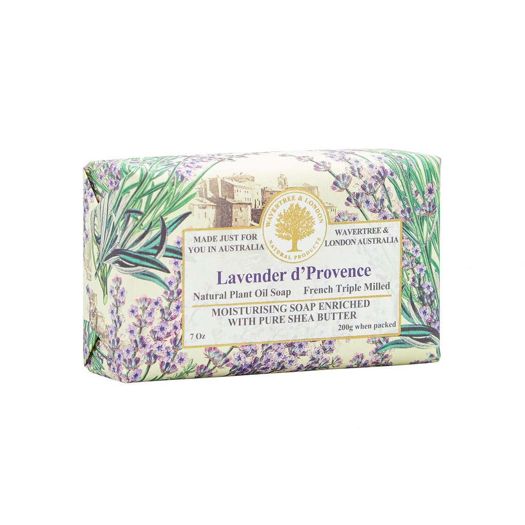 Wavertree & London Soap Bar 200 g / 7 oz - Lavender d'Provence - 9347774000081
